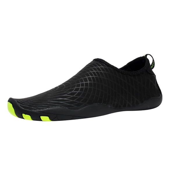 HBFAGFB Mens Shoes Summer Water Shoes Swimming and Diving Breathable Non Slip Sneakers Black Size 38