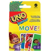 UNO Junior Move! Card Game for Kids with Active Play, Simple Rules, 3 Levels of Play and Matching