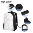thumbnail image 5 of Honeii Heart Rabbit Print Laptop Backpack for Work, College, Travel, Daily Backpacks for Men Women, Sport Rucksack,Computer Bag, 5 of 8