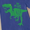 thumbnail image 5 of TOWED22 Toddler Boy Deep Sea Shark Print Short Sleeve Tee Shorts Summer Play Clothes Outfit 18 Months-4T Blue,11-12 Y, 5 of 6