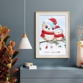 thumbnail image 6 of Dreamtimes Poster Prints Wall Paper Art Decor Merry Christmas New Year Owls Birds Animal Cute 12x18 inch Photo Picture Poster for Home Bedroom Living Room Kitchen, 6 of 7