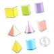 thumbnail image 5 of 9 piezas de formas geométricas plegables, sólidos geométricos 3D, material didáctico para profesores, material escolar de matemáticas, juguetes educat, 5 of 9