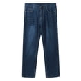 thumbnail image 3 of Siilsaa Men's Slim-Fit Jeans Blue,3XL, 3 of 5