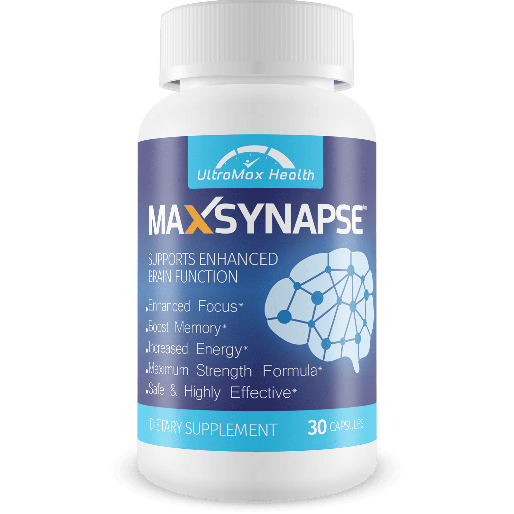 UltraMax Health Max Synapse Enhanced Focus & Attention Boost Memory Increased Energy