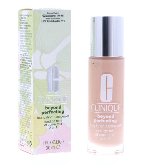 Beyond Perfecting Foundation & Concealer - # 02 Alabaster (VF-N) 1oz