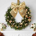 thumbnail image 5 of Xingjin Glitter Bow Ornaments, Christmas Tree Bows With Hollow-Out Design, Holiday Wreath Accent For Xmas Tree And Party Decor, 5 of 7