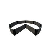 TOOL-FREE WEATHERED WOOD 'CIRCLE QUAY' - 9' X 9' X 16.5" KEY RAISED GARDEN BED - 1" PROFILE