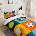 thumbnail image 4 of 3D Color Ball Sports Quilt Cover Set Bedding Set Duvet Cover Pillowcases 82, 4 of 10
