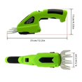 thumbnail image 4 of AQSQ Cordless Grass Shear with Non-Slip Handle Rechargeable Powerful Motor Grass Cutter 2-in-1 Handheld Electric Grass Trimmer Hedge Shear, 4 of 7