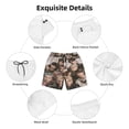 thumbnail image 6 of Stray Kids Men's Swim Trunks Quick Dry Beach Board Shorts with Pockets Mesh Lining Bathing Suits, 6 of 7