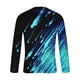 thumbnail image 4 of Blusas y camisas de manga larga y cuello redondo para hombre, camisetas casuales con estampado de moda y cuello redondo, blusas de licra de manga corta para hombre., 4 of 4