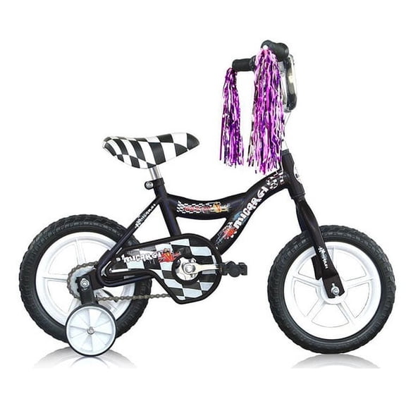 Micargi MBR12 12" inch Kids Bicycle with Removeable Training Wheels Black Bike