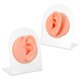 thumbnail image 1 of SHOWERORO 1Par Modelo De Oreja En Silicona Rosa Para Y Exposición De Aretes Con Soporte, 1 of 8
