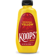 Koops' Original Yellow Mustard, 12 oz, (Pack of 12)