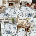thumbnail image 5 of Area Rug for Living Room, Texas Star Country Non-Slip Indoor Large Carpet for Bedroom/Dining Room, Blue Farmhouse Branches Washable Low-Profile Rectangle Floor Runner Rugs - 6 x 9 Ft, 5 of 8