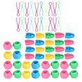thumbnail image 1 of 60Pcs Bobbin Thread Buddies Silicone Holder Clips Plastic Clamps Spool Huggers Embroidery Tools, 1 of 5