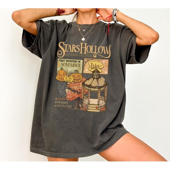 Stars hollow Luke's Shirt, Comfort Tees, Gilmore Girls Shirt, Fall Vibes Shirt, Luke's Diner, Autumn Tee, The Night Court, city of starlight All Size S-5Xl
