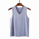 thumbnail image 4 of Qarigey Ropa interior sin mangas para hombres Cerrar-Chaleco deportivo Ventilar Cómodo Amigable con la piel Fácil cuidado Muchos colores Underwaist Camisetas Gris claro XL 115-125 Libras Qarigey AP013342-05, 4 of 6