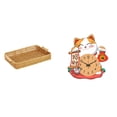 thumbnail image 1 of Cestas de almacenamiento,Cestas de almacenamiento de cocina tejidas con asas hechas a mano,Cestas de pan redondas Bandejas para servir Rectángulo,Reloj de pared,Reloj de pared silencioso para, 1 of 8
