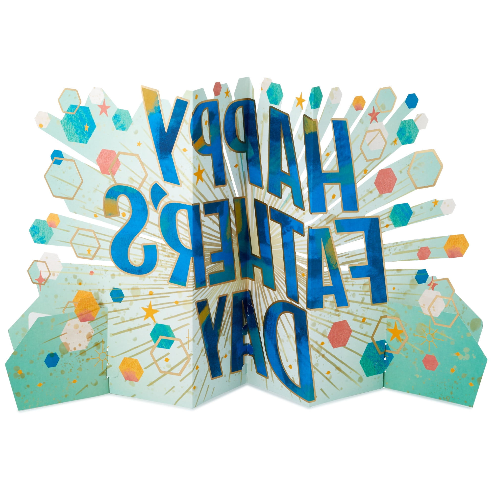 Hallmark Paper Wonder Jumbo 3D Pop-Up Father's Day Card (Happy Father's Day)