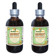 Arrowroot (Maranta Arundinacea) Glycerite, Dried Root Alcohol-FREE Liquid Extract (Herbal Terra, USA) 2x2 oz