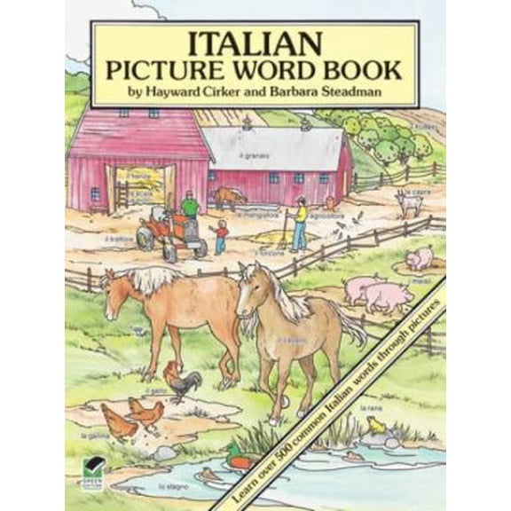 Pre-Owned Italian Picture Word Book (Paperback) 0486282023 9780486282022