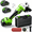 2 Batteries Toolbox & Grinding Discs Advanced Kit, variant on Upgraded Green Cordless Angle Grinder, Lightweight Grinder with Side Handle & Full Accessories, Multipurpose Tool for Home & Industrial Grinding, Ideal Gift for Men
