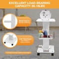 thumbnail image 3 of Rolling Trolley Cart Beauty SPA Salon Storage Equipment Machine 4 Wheels Stand, 3 of 11
