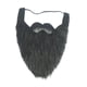thumbnail image 5 of Barba de Papá Noel de Navidad, barba falsa, accesorios de espectáculo, barba de franela, Facial falso, vestido elegante para actuación, Navidad, Negro, 5 of 8