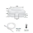 thumbnail image 2 of Inflatable Wash Basin Portable Shampoo Basin Travel Disabled Bed Care Wash Tub, 2 of 3