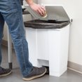 thumbnail image 1 of Rubbermaid FG614500WHT White Rectangular Plastic Step-On Container 72 Qt. / 18 Gallon, 1 of 5