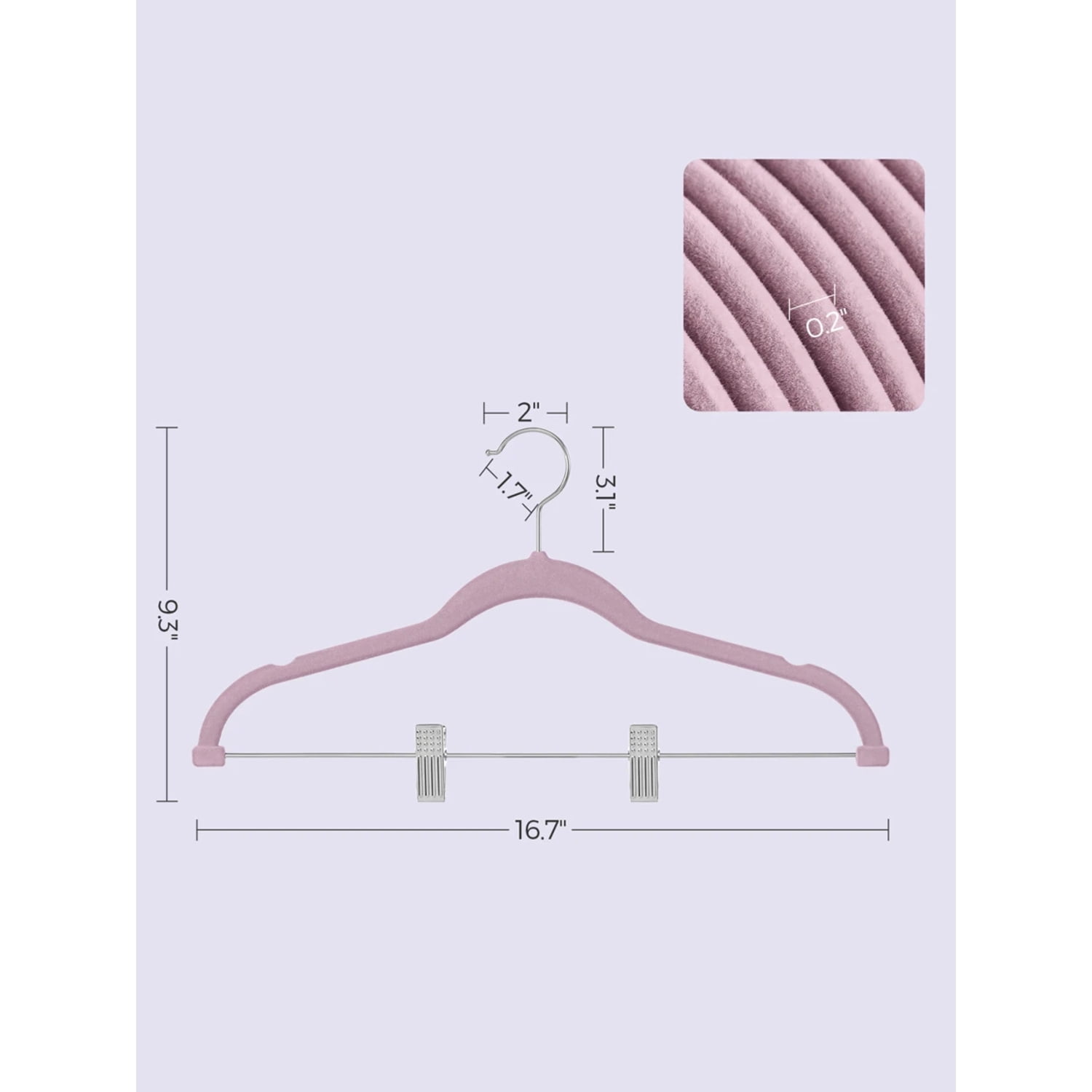 30-Pack Pants Hangers, 16.7-Inch Long Velvet Trousers Hangers With Adjustable Clips, Heavy-Duty, Non-Slip, Space-Saving For Pants, Coats, Dresses, Tank Tops,Spring,Minimalist,Summer Tops