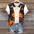 thumbnail image 4 of CFXNMZGR Tshirt Women Womens Oversized Tshirt Flower Graphic Tees Nashville Music Short Sleeve Shirts Summer Casual Loose Beach Tops (Beige,XL), 4 of 6