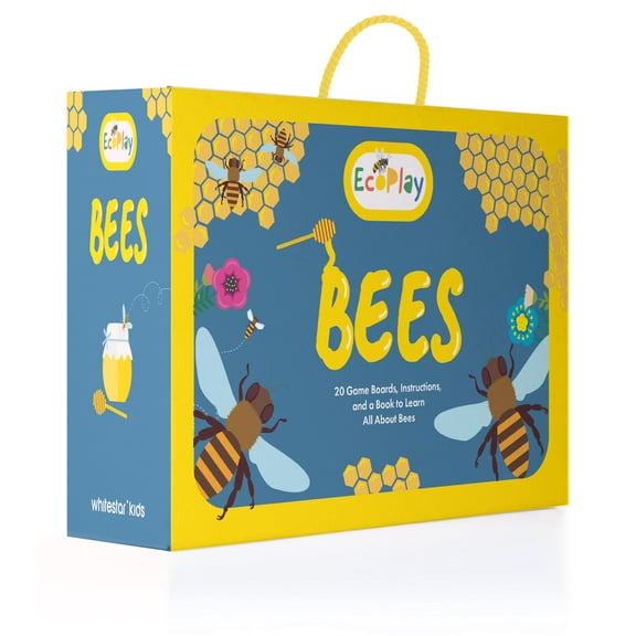 Bees : 20 Game Boards, Instructions, and a Book to Learn All About Bees