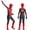 Red, variant on HTQWLP 2PCS Halloween Superhero Costumes, Pop Role Playing Fancy Dress Costumes, Halloween Stage Performance Jumpsuit Outfit-Jumpsuit Head Mask, Boys Birthday Party Dress up Costumes, Blue/150
