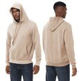 thumbnail image 3 of Xidunhg Mens Hoodies Pullover Long Sleeve Waffle Casual Sweatshirt with Pocket Light Khaki 2XL, 3 of 5