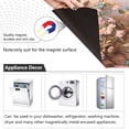 thumbnail image 2 of Dailycode Dishwasher Magnet Cover Magnetic Fridge Door Cover Home Kitchen Decor, Peacock Rose Butterflies, 23"x 26", 2 of 6