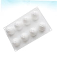 thumbnail image 5 of Raindrops Baking Tools Cake Mold White Silicone Baking for Home Baking 1Set, 5 of 8