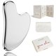 thumbnail image 1 of Herramientas faciales Gua Sha Rena Chris de acero inoxidable Guasha, 1 of 7