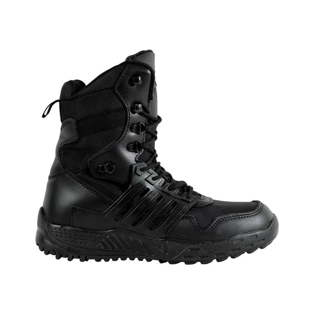 Bota de Hombre Kuali Shoes Industrial TACTICA PARA TRABAJO O MOTO M-710SC Talla 29CM Negro