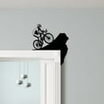 thumbnail image 3 of Handmadetneonsign Mountain Biker Door Corner Sign, Rider Metal Door Topper, House Wall Decor 53065, 3 of 3