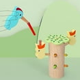 thumbnail image 3 of Bangcool Toddler Game Set Wood Magnetic Worm Catching Fine Motor Skill Toy Preschool Toy, 3 of 10