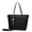 Black, variant on Sacred Love Wings Vegan Leather Unique Bling Handbag