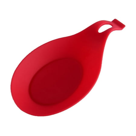 

1 Pc Silicone Spoon Rest Pad Multipurpose Insulation Spoon Mat Kitchen Utensil Holder for Stove and Tabletop (Random Color)