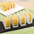 thumbnail image 4 of 100Pcs Plastic-Coated Kraft Cake Slicer Sheets 5.9"x5.9", Non-Stick Greaseproof Food Separators, Square Deli Liners for Baking, Burger Stacking, Cookie & Meat Patty Divider, for Home/Restaurant Use, 4 of 6