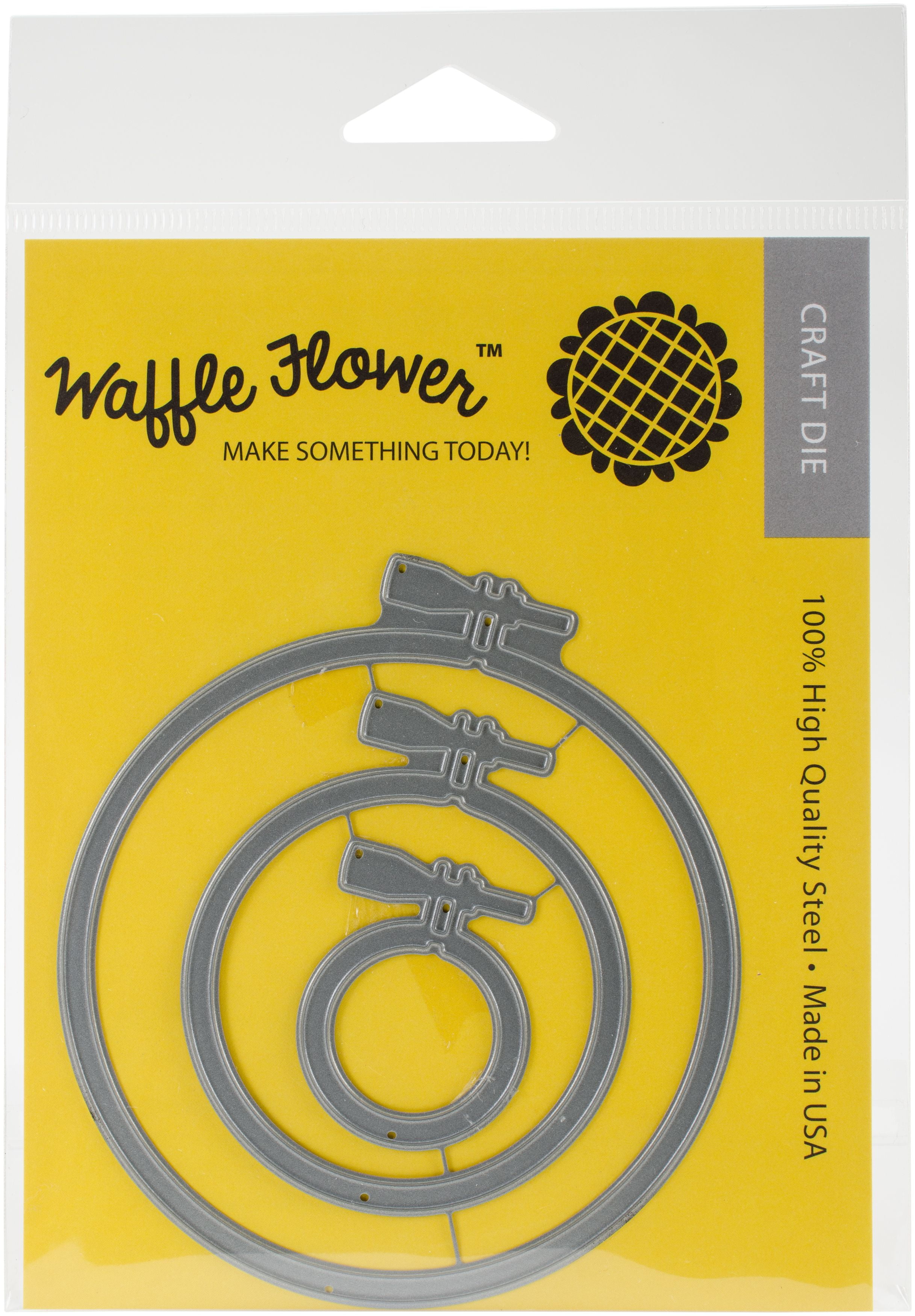 Waffle Flower DieEmbroidery Hoops