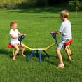 thumbnail image 3 of ActivPlay Classic Teeter Totter for Kids - Steel & Plastic Construction, Stabilized Base with Safety Handles & Impact-Reducing Stoppers, 3 of 6