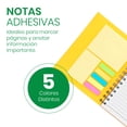 thumbnail image 4 of Libreta Ecológica de Cartón con Espiral y Cierre Magnético | Con Notas Adhesivas, Blocks de Notas y Bolígrafo | 70 Hojas Rayadas | Cuaderno de Notas Ideal para Papelería, Oficina y Escuela, 4 of 6