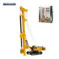 thumbnail image 2 of 1:64 Alloy Engineering Car Model Rotary Drilling Rig Crawler Diecast Excavator Vehicle Children's Educational Toys, 2 of 5