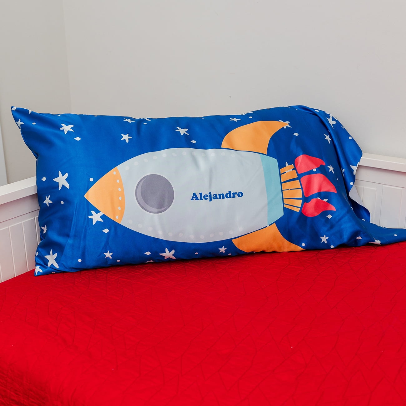 Satin PIllowcase - King Size, 40"x20", Polyester. Personalize People, Places, Pets, Imagery and Photos.
